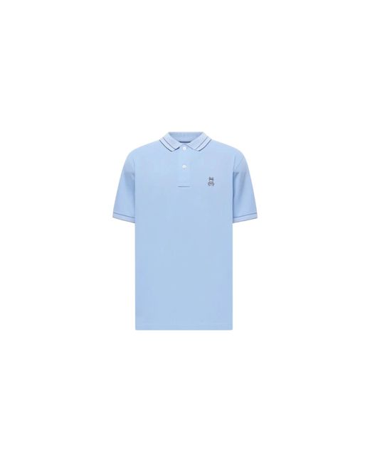 Psycho Bunny Blue Rex Performance Pique Polo "Serenity" Mt0100203 472" for men
