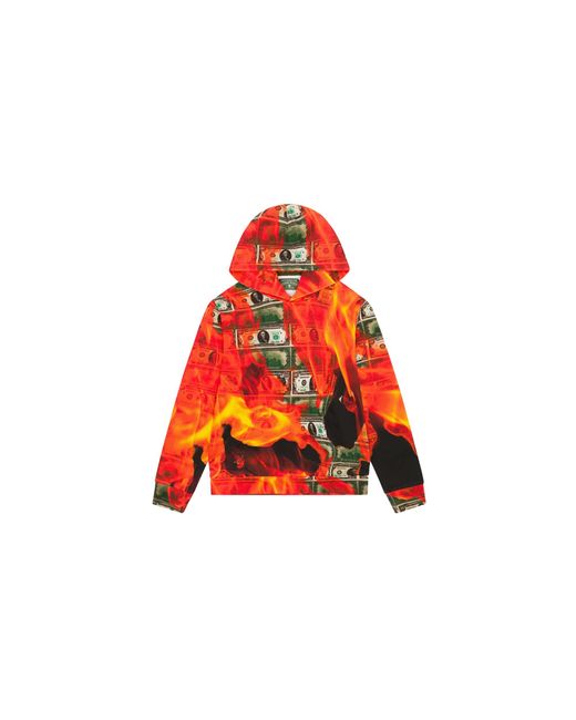 DENIM TEARS Black Burn It All Hoodie Dt318" for men