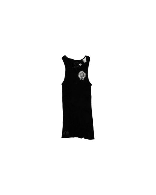 Chrome Hearts Black Horseshoe Tank Top Chrm1607" for men