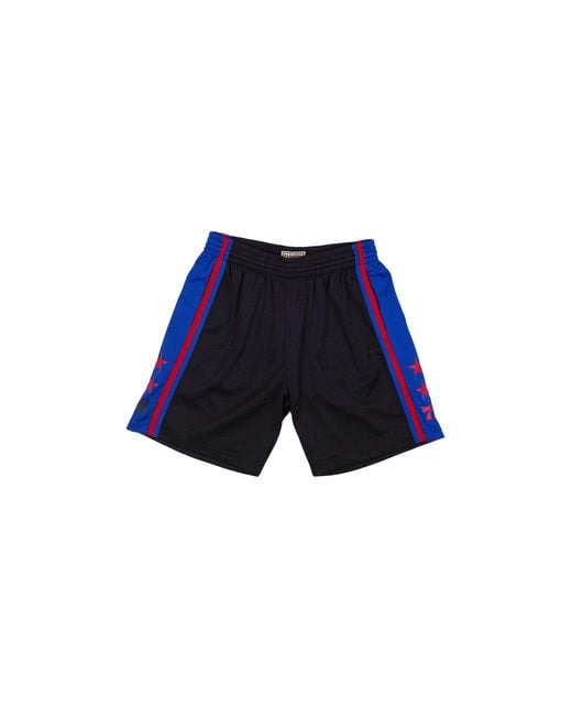 Mitchell & Ness Blue Nba Reload Swingman Shorts "1976 Philadelphia 76Ers for men