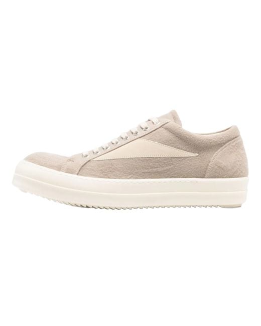 Rick Owens Black Concordians Vintage Sneaker Low "Dirty Pearl Milk" Du02E7803 Bmolvs 8811" for men