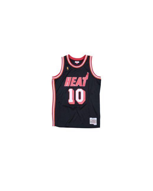 Mitchell & Ness Black Swingman Jersey "Nba Miami Heat 96-97 Tim Hardaway" Smjyac18094 Mheblck96Tha" for men