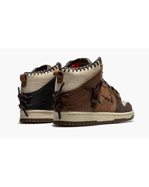Nike Brown Dunk High "Bodega for men