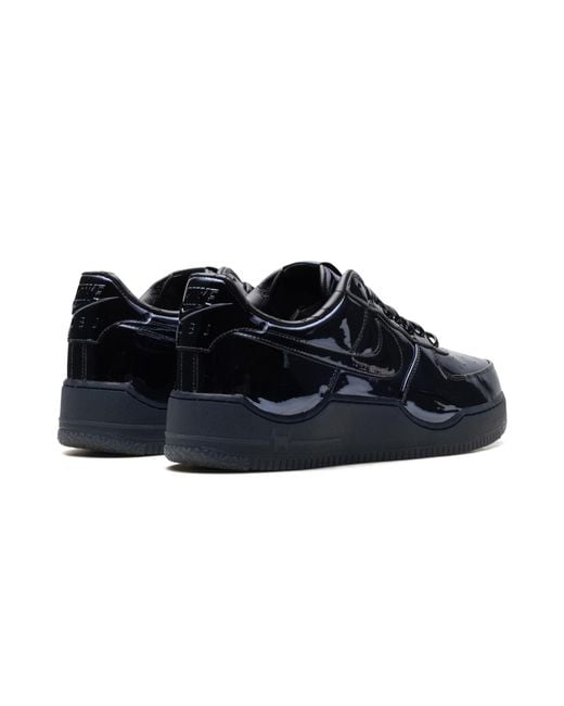Nike Black Air Force 1 Low "Lebron James Patent" Io6129 001" for men