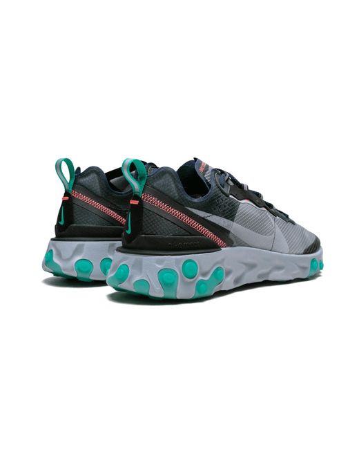 Nike Black React Element 87 "Neptune" Aq1090 005" for men