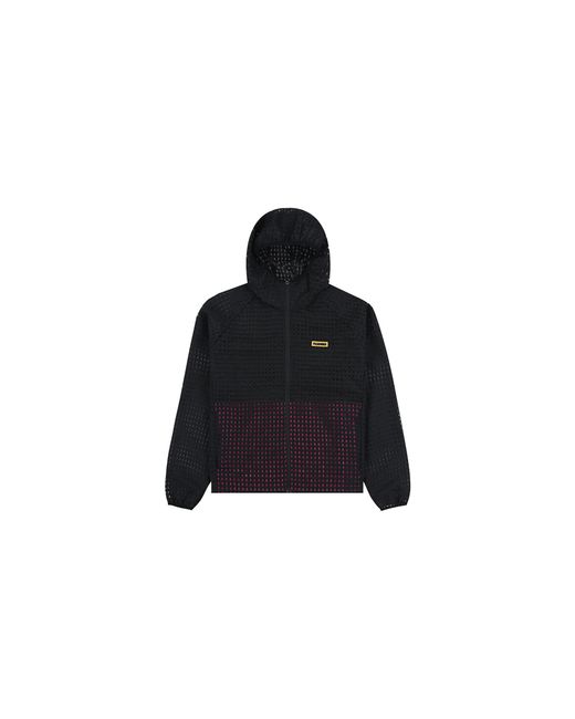 Pleasures Black System Plaid Hooded Jacket P26Sp003-Blk" for men