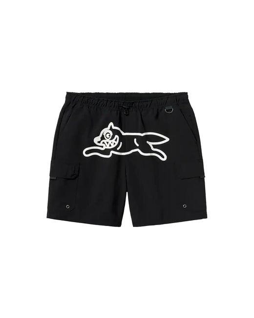 ICECREAM Black Breeze Shorts 461 2106 Blk" for men