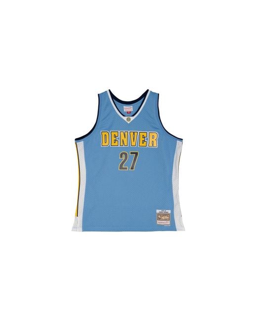 Mitchell & Ness Blue Nba Road Jersey Nuggets 2016 Jamal Murray "Columbia" Smjy4449 Dnu16Jmuclbl" for men