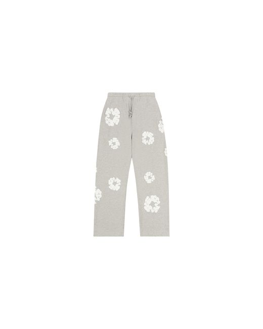 DENIM TEARS Black Cotton Wreath Baggy Sweatpants Dt160" for men