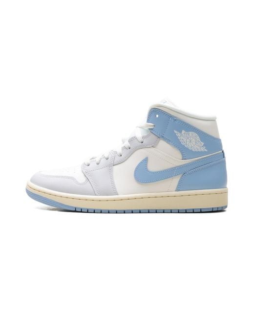 Nike Blue Air 1 Mid "Psychic Sail Coconut Milk" Bq6472 402"
