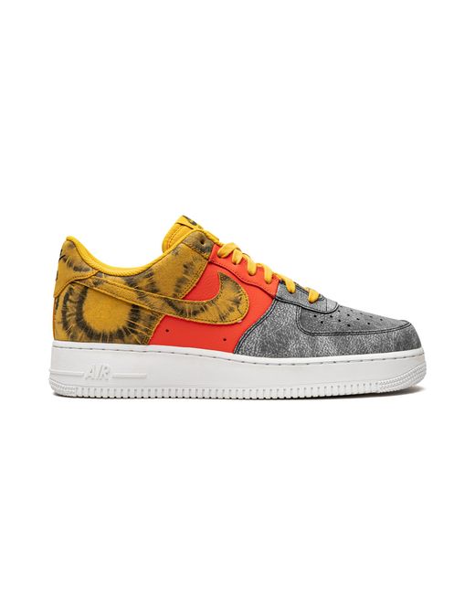 Nike Black Air Force 1 '07 Lv8 "Dark Sulphur Tie-Dye" Cz0337 700" for men