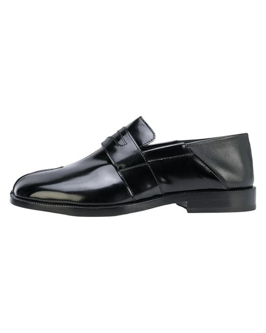 Maison Margiela Black Tabi Loafers S39Wr0021P2820T8013"