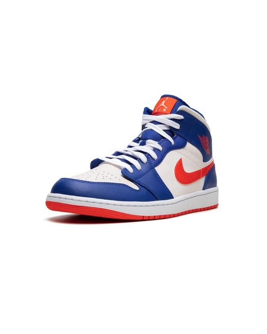 Nike Blue Air 1 Mid "Knicks" Fd1029 400" for men