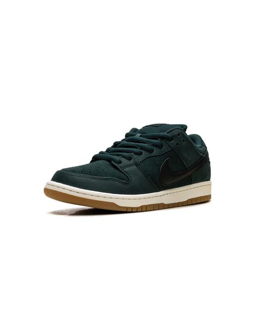 Nike Black Sb Dunk Low Pro "Deep Fir" Fj1674 300" for men