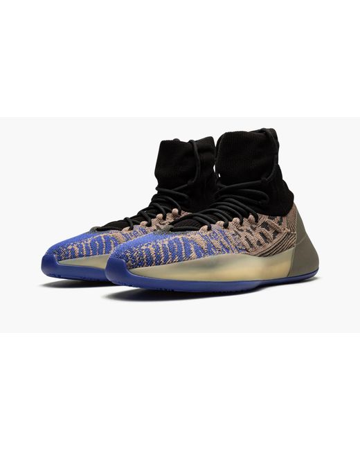 adidas Rubber Yeezy Basketball Knit "slate Azure" Shoes in Brown (Black