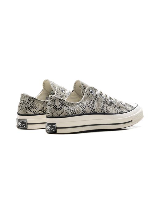 Converse Black Chuck 70 Low "Snake Pale Surplus Egret A13434C" for men