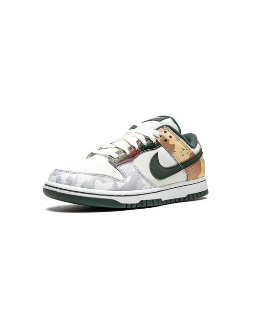 Nike Black Dunk Low Se Sail Multi Camo Dh0957-100 for men