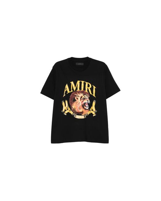 Amiri Black Lion T-Shirt Amjyte1090 001" for men