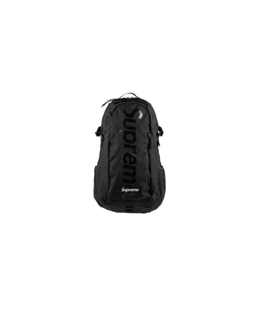 Supreme Black Backpack "ss24"