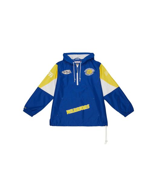 Mitchell & Ness Blue Team Origins Pullover Anorak "Nba Warriors" Ojpo5033 Gswyyppproya" for men