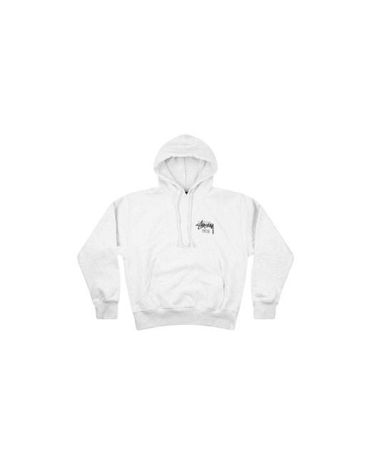 Stussy Black Paris Heather Hoodie Stus291" for men