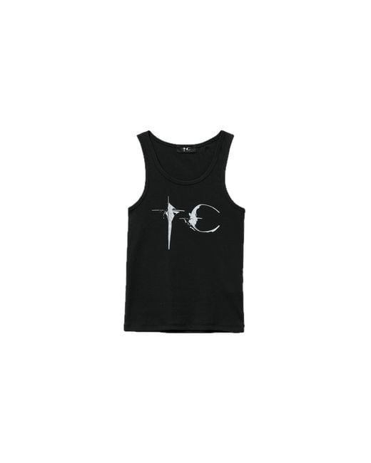 THUG CLUB Black Not Easy Tank Top Tc26Ts1302W"