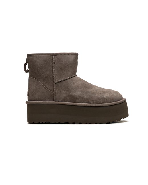 Ugg Black Classic Mini Platform "Smoke Plume" 1134991 Skp"