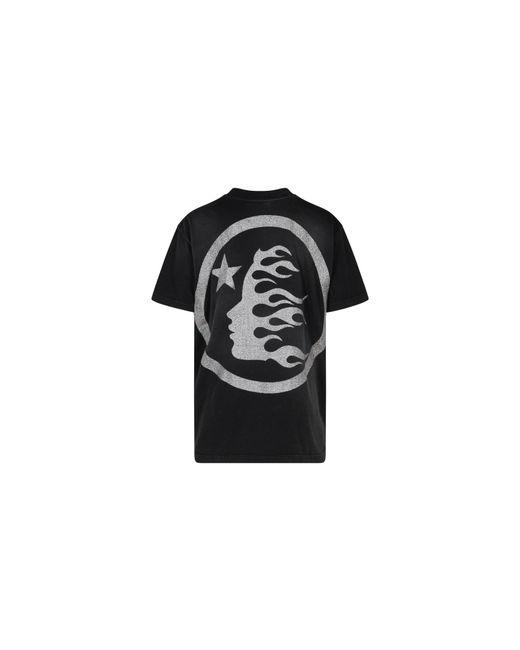 HELLSTAR Black Sport Logo Gel T-Shirt Hs01Scc001 Whi" for men