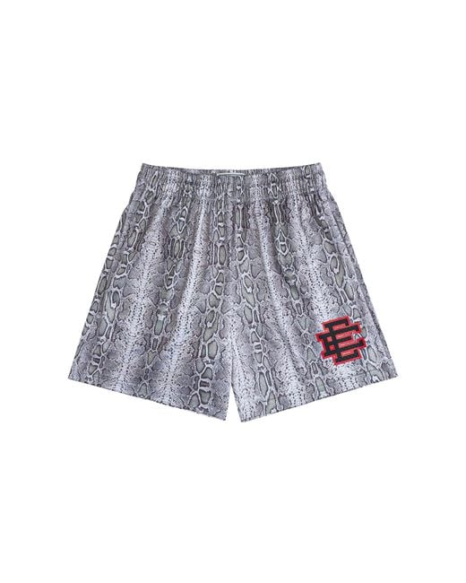 Eric Emanuel Black Ee Basic Short "Snakeskin/ Ee981" for men