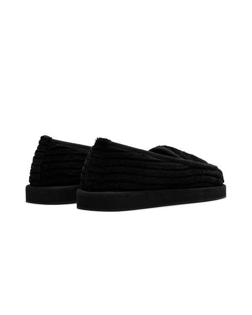Chrome Hearts Black Dagger Corduroy Slip On Loafers Chrm0065" for men