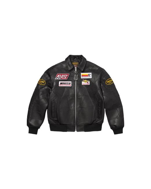 Supreme Black Vanson Leathers Spider- Jacket "Ss26