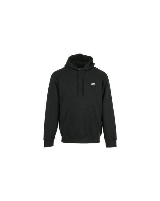 New Balance Black Sport Essentials Fleece Hoodie Mt41511Bk" for men