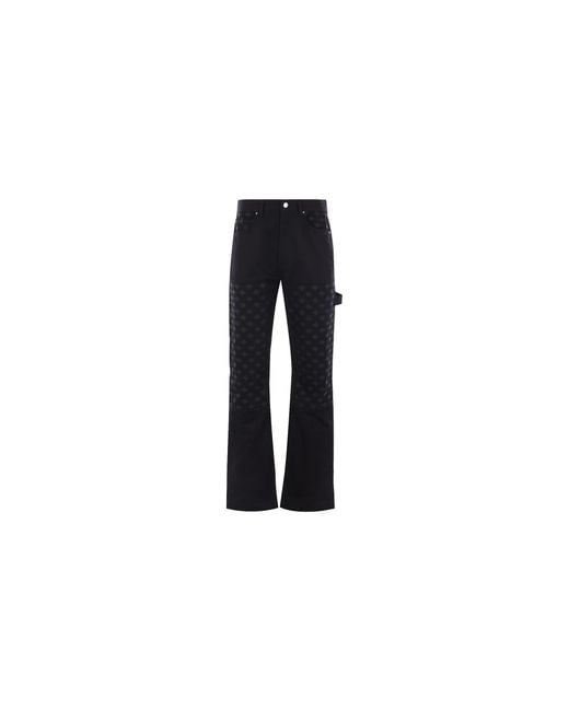Amiri Black Ma Monogram Carpenter Pants Ampacr1001 001" for men
