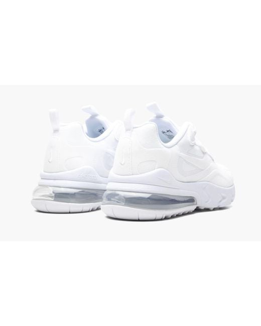 Nike Air Max 270 React triple White Shoes for Men