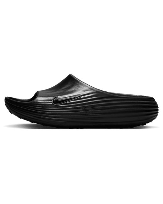 Nike Black Reactx Rejuven8 Slide "Triple" Hv4484 001"
