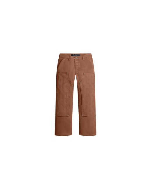 LOSTSHDWS Black Detached Double Knee Pant "Cork" Lst 44 22705 Cork" for men