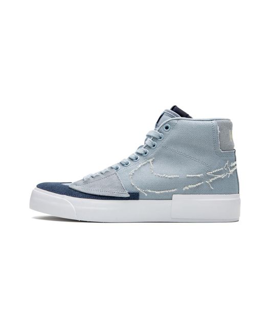 nike sb blazer mid edge blue