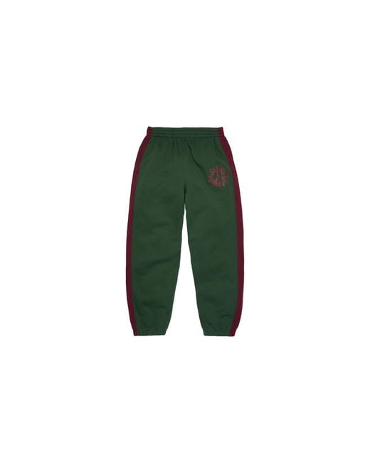 DENIM TEARS Green Denim U Paneled Sweatpants Dt909" for men