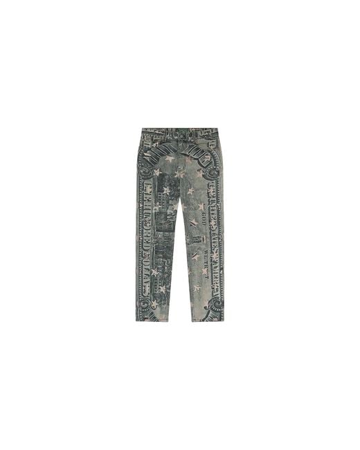 DENIM TEARS Black C.R.E.A.M. Pants Washed" Dt588" for men