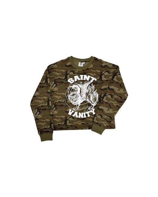 SAINT VANITY Black Thermal Long-Sleeve T-Shirt Sv014" for men