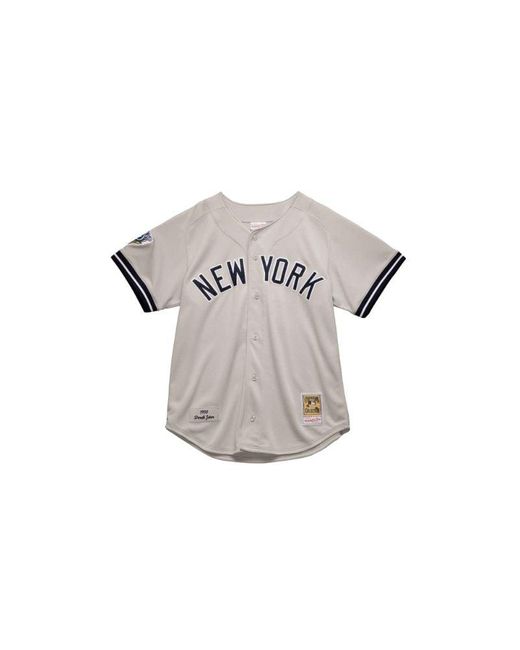 Mitchell & Ness Black Authentic Jersey "nba Ny Yankees 1998 Derek Jeter" for men