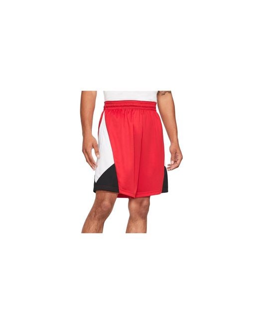 Nike Red Dri-Fit Rival 9' Basketball Shorts Cv1923 657" for men