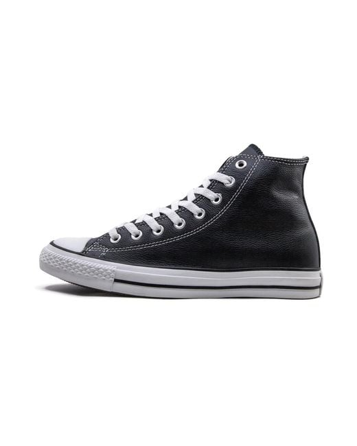 Converse Black Chuck Taylor All Star Hi Leather" 1S581" for men