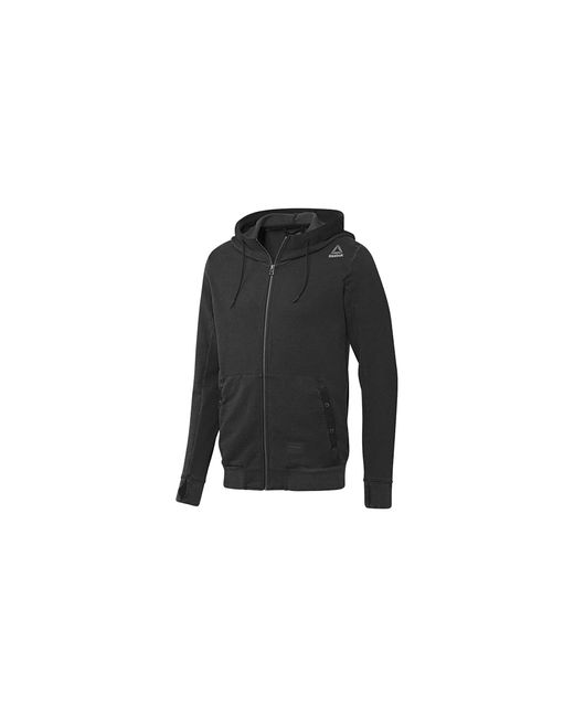 Reebok Black Noble Fight Full-Zip Hood Bk1997" for men