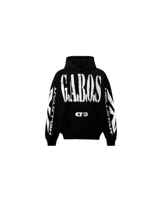 HELLSTAR Black G.A.B.O.S. Hoodie Hsr334" for men