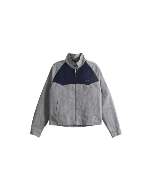 Miu Miu Black Gingham Check Blouson Jacket Mwns Ml1501 19Os F0031"