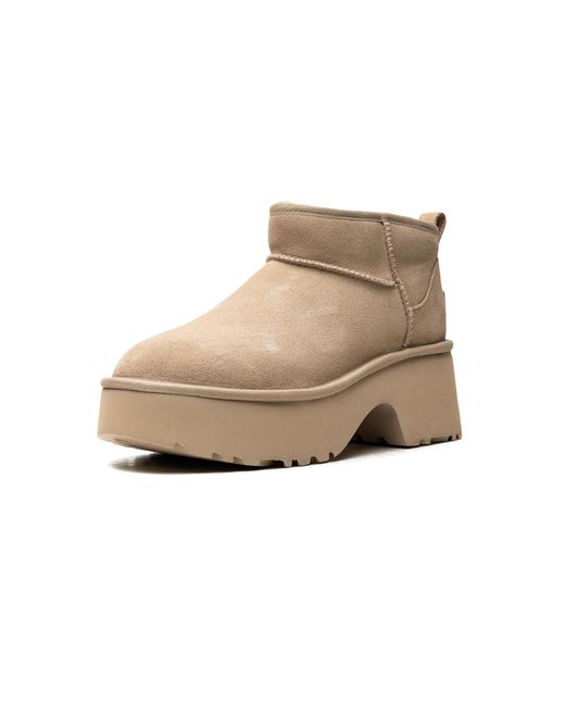 Ugg Black Classic Ultra Mini New Heights "Mustard Seed" 1158311 Mdsd"
