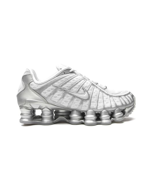 Nike Metallic Shox Tl "Chrome" Ar3566 003"