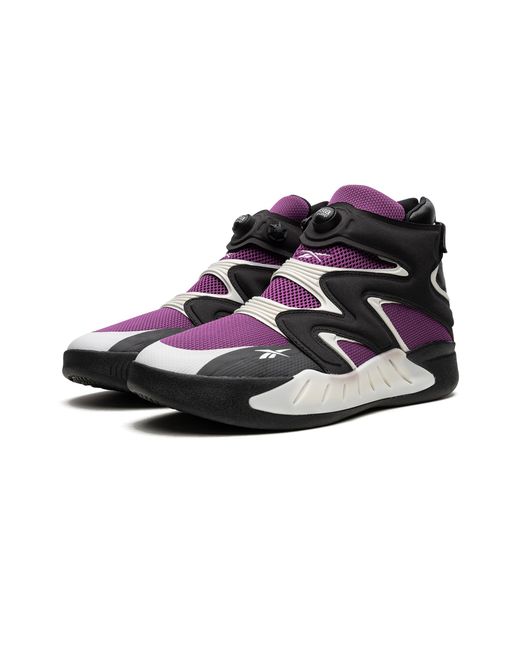 Reebok Black Instapump Fury Zone "Aubergine" Gx0297" for men