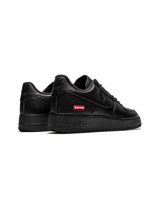 Nike Black Air Force 1 Low "Supreme for men